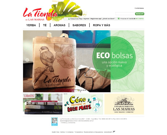 Las Maras lanza su Tienda on-line con TornadoStore 2.0